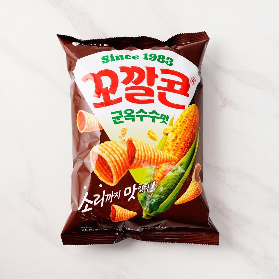 Snack Ngô Hạt LOTTE HÀN QUỐC - HÀNG NHẬP KHẨU CHÍNH HÃNG