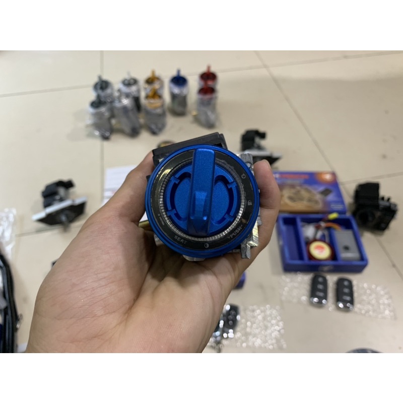 Ổ khoá Smart Key tròn CNC cho SH, Exciter, … | H2 LED