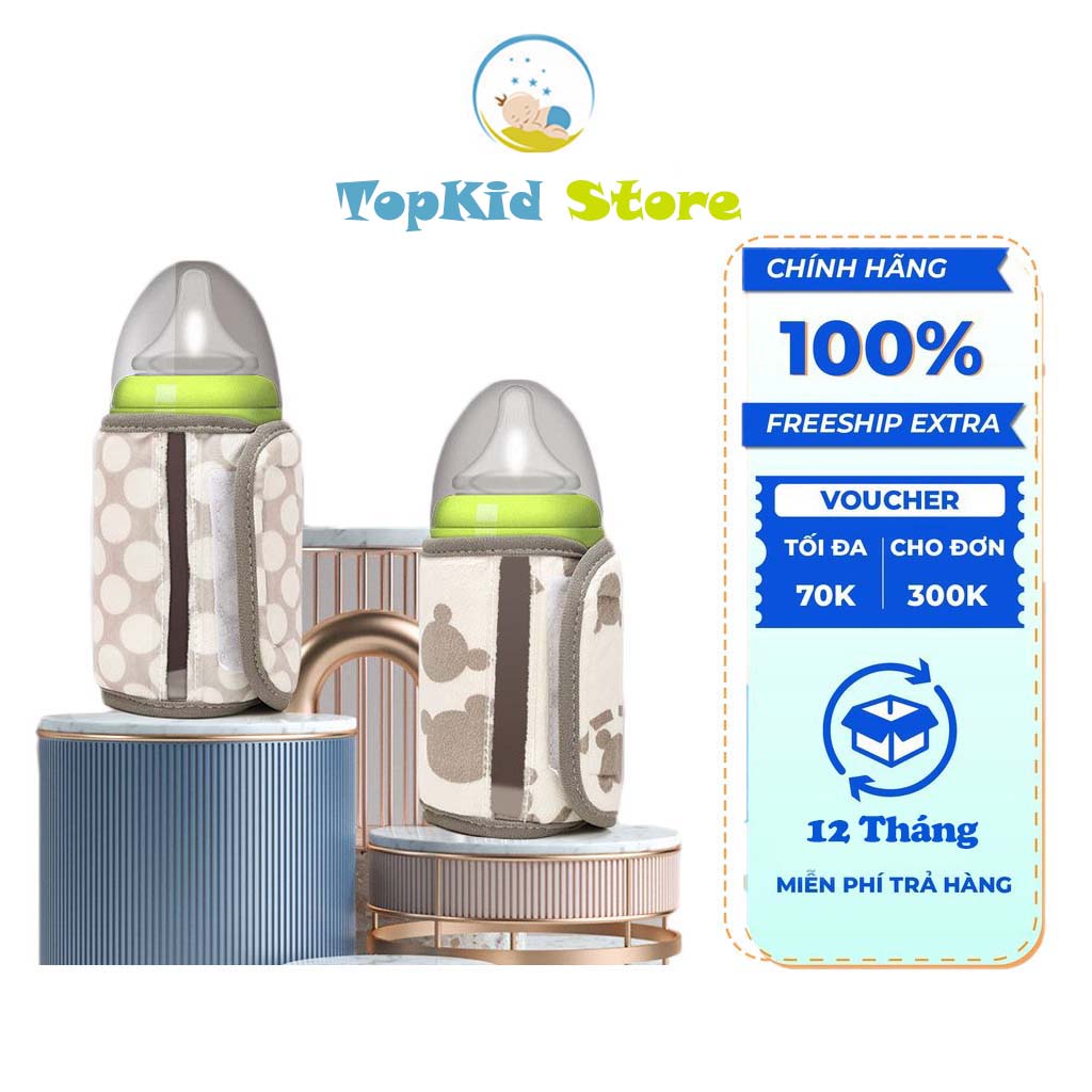 Túi Ủ Bình Sữa Thông Minh Cho Bé Warm Milk Di Động Giữ Nhiệt Hâm Nóng Bình Sữa Túi Hâm Sữa USB Giữ Ấm Bình Sữa Cầm Tay