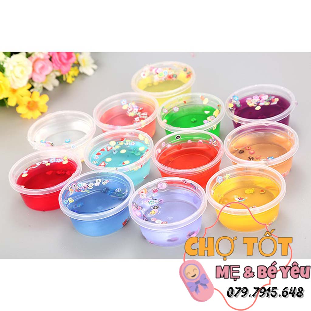 Đồ Chơi Slame Chất Nhờn Ma Quái ( xì lam bánh flan)