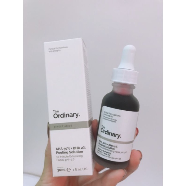 [Hàng Chất Lượng] TẨY DA CHẾT HÓA HỌC THE ODINARY AHA 30% - BHA 2% PEELING SOLUTION