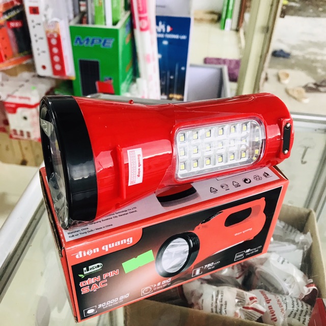 Đèn Pin LED Điện Quang ĐQ PFL07 R (Pin sạc)