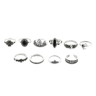 Set 10 Nhẫn Đốt Ngón Tay Phong Cách Boho
