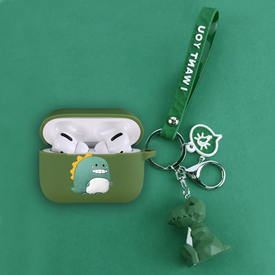 Vỏ Bảo Vệ Hộp Sạc Tai Nghe zmi Purpods Pro Bluetooth Không Dây Chất Liệu Silicon Họa Tiết Hoạt Hình Dễ Thương