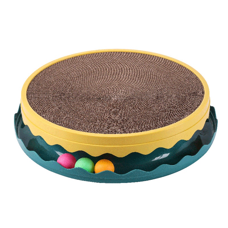 Đồ Chơi  Bàn Cào Móng Hình Tròn Cho Mèo - Ổ Nằm Cho Mèo #MintPet