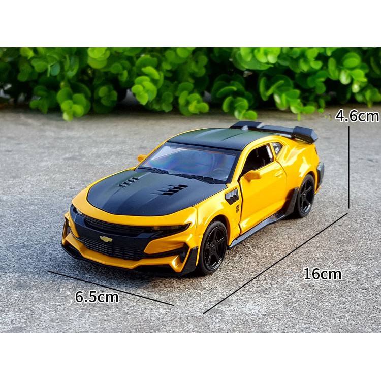 MÔ HÌNH XE Ô TÔ Siêu Xe Chevrolet Camaro &quot;Bumblebee Transformer&quot; | MINIAUTO tỷ lệ 1:32 màu Vàng