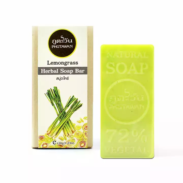 Xà Phòng Thảo Dược Phutawan Herbal Soap Bar Thành Phần Tự Nhiên 120g