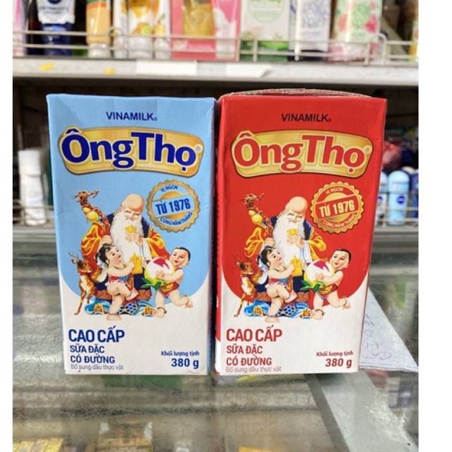 Sữa Đặc Có Đường Ông Thọ Hộp Giấy 380g