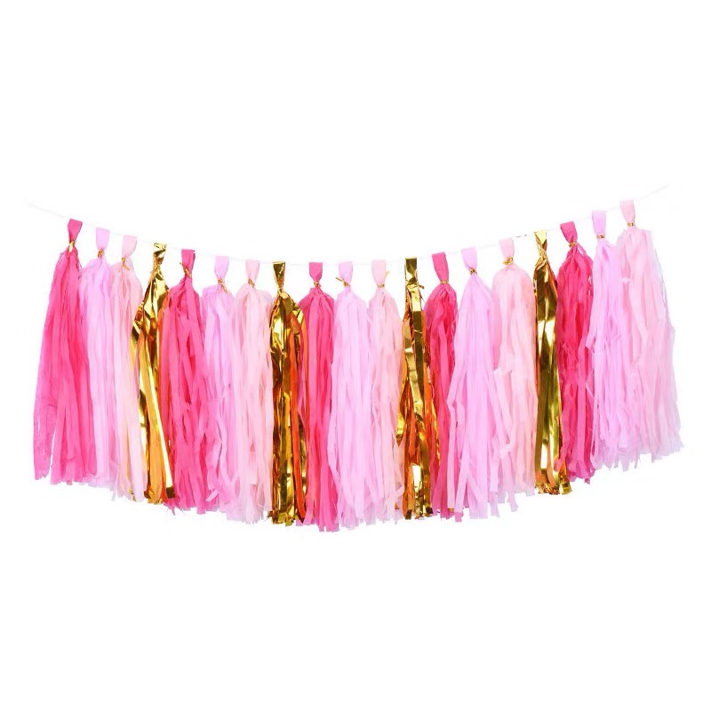 Tua Rua Giấy Trang Trí Tiệc Sinh Nhật Set 5 cái