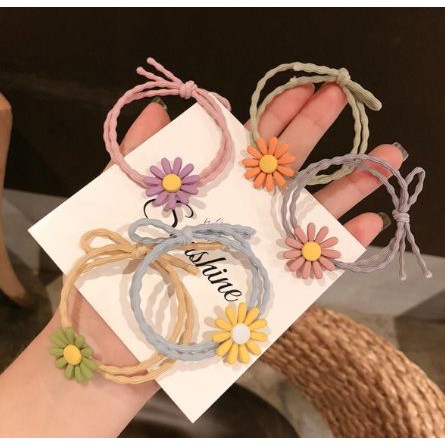 Dây Thun Cột Tóc Nữ Hoa Cúc-hot cực Đẹp