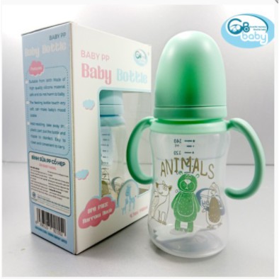  🐾🐾🍎CHÍNH HÃNG🐾🐾🍎Bình Sữa GB BABY Cổ Hẹp PP Bottle Size 140ml 240ML