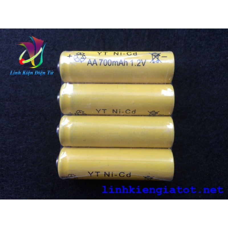 Pin AA Ni-CD 700mAh 1.2V sạc được