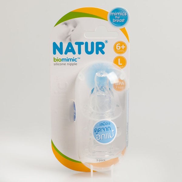 Núm vú Silicon Natur Biomimic Size S/ M/ L -