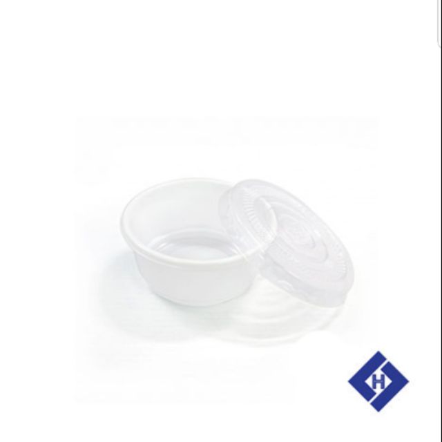 100 cốc nhựa kèm nắp đựng nước chấm / tương ớt (hàng sịn) | BigBuy360 - bigbuy360.vn