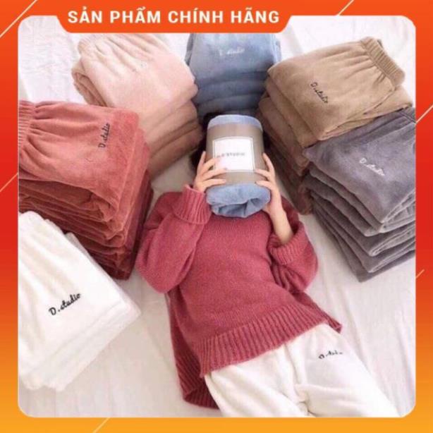 Quần nỉ bông siêu ấm cho bạn gái ( ảnh thật kèm video)
