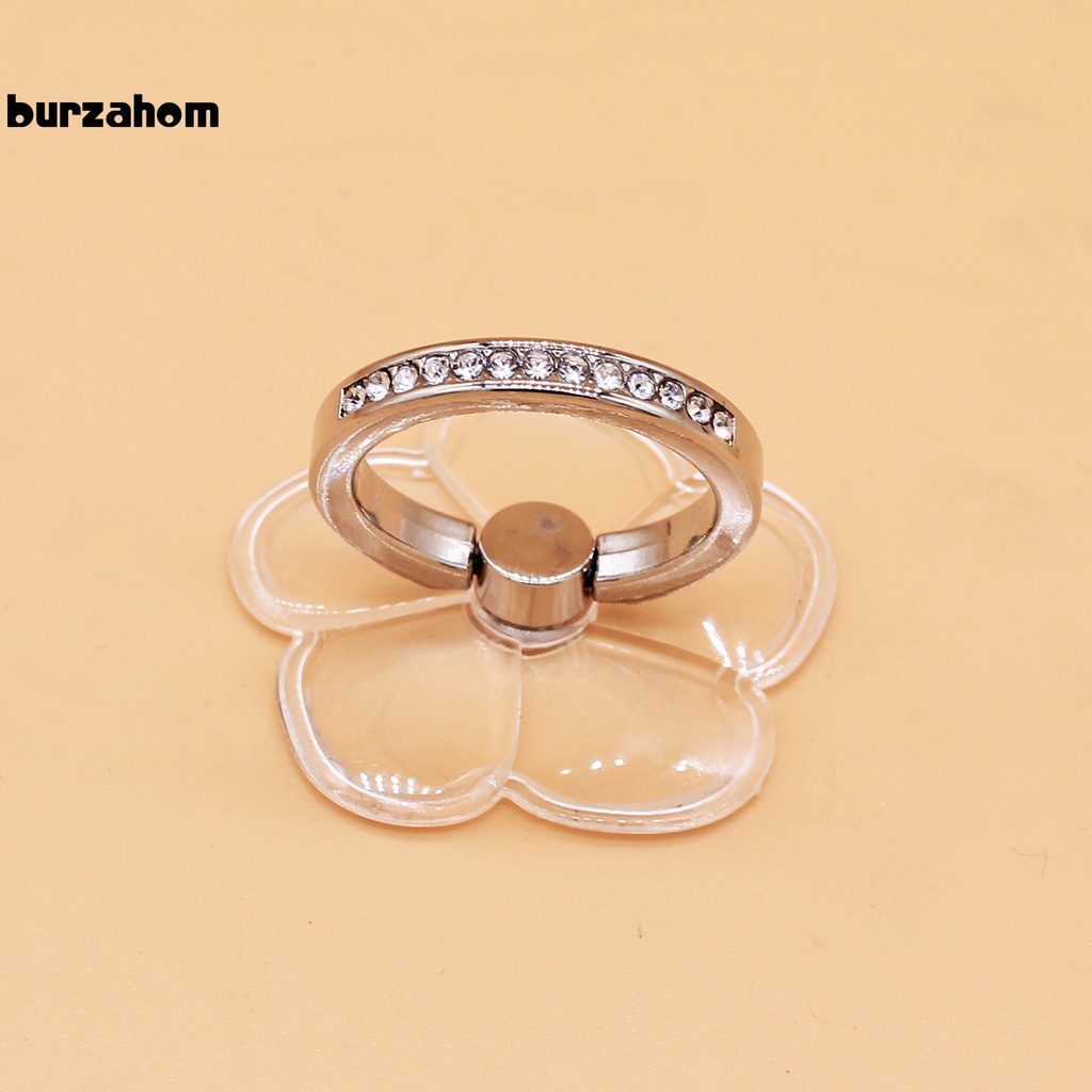 Vòng nhẫn xỏ ngón tay giữ điện thoại đính đá tiện lợi