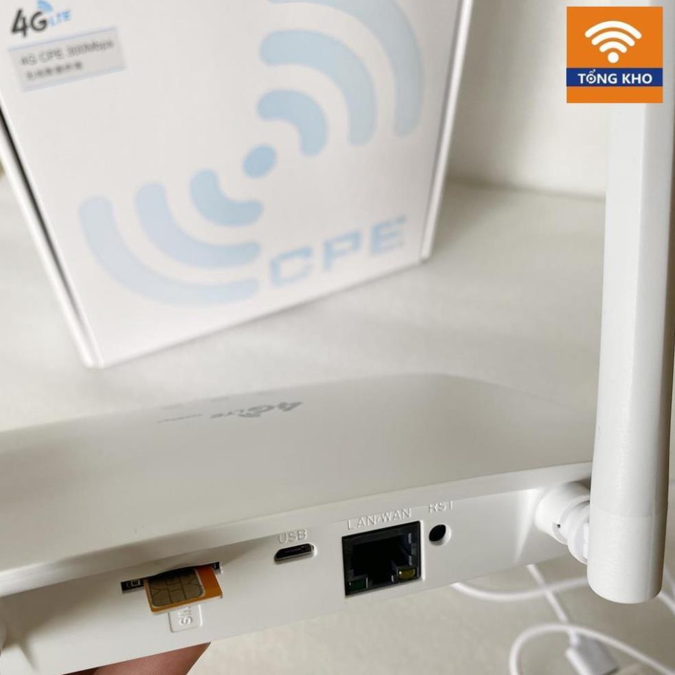Bộ phát wifi 4G/3G chạy từ sim 4G LTE - R102 - 4 ăngten dùng cho nơi không có đường truyền internet