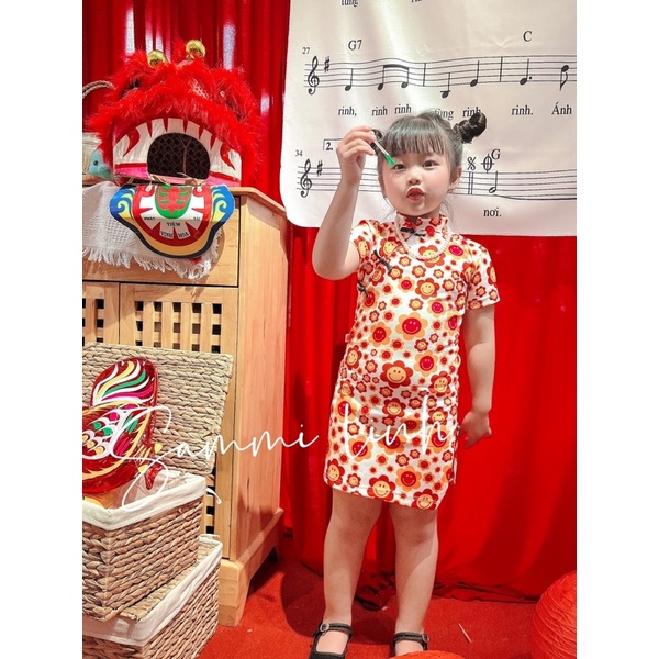 Xườn Xám Trung Hoa Bé Gái