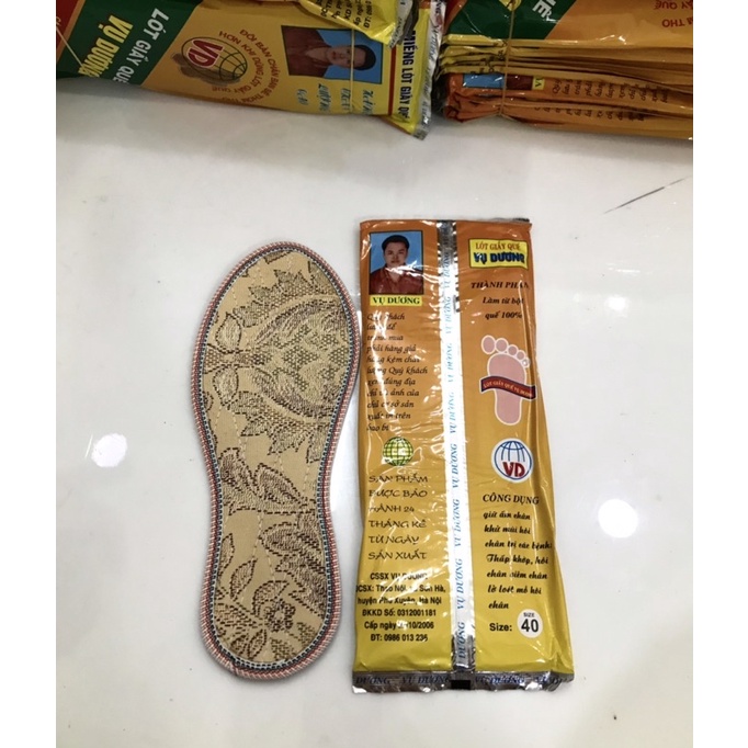 Lót giày hương quế 4 lớp giá rẽ, Vụ Dương , khử mùi hôi chân hiệu quả, đủ size từ 39 - 43