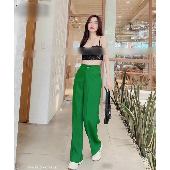 [MS029] Quần ống suông- quần suông công sở có túi- màu hot của năm- hình thât