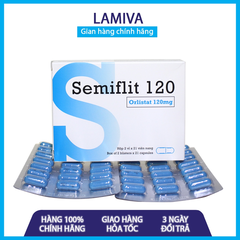 Giảm cân Semiflit 120 (odistad_orlistat_odistat) giảm cân giả mỡ an toàn _MINH QUÂN 5