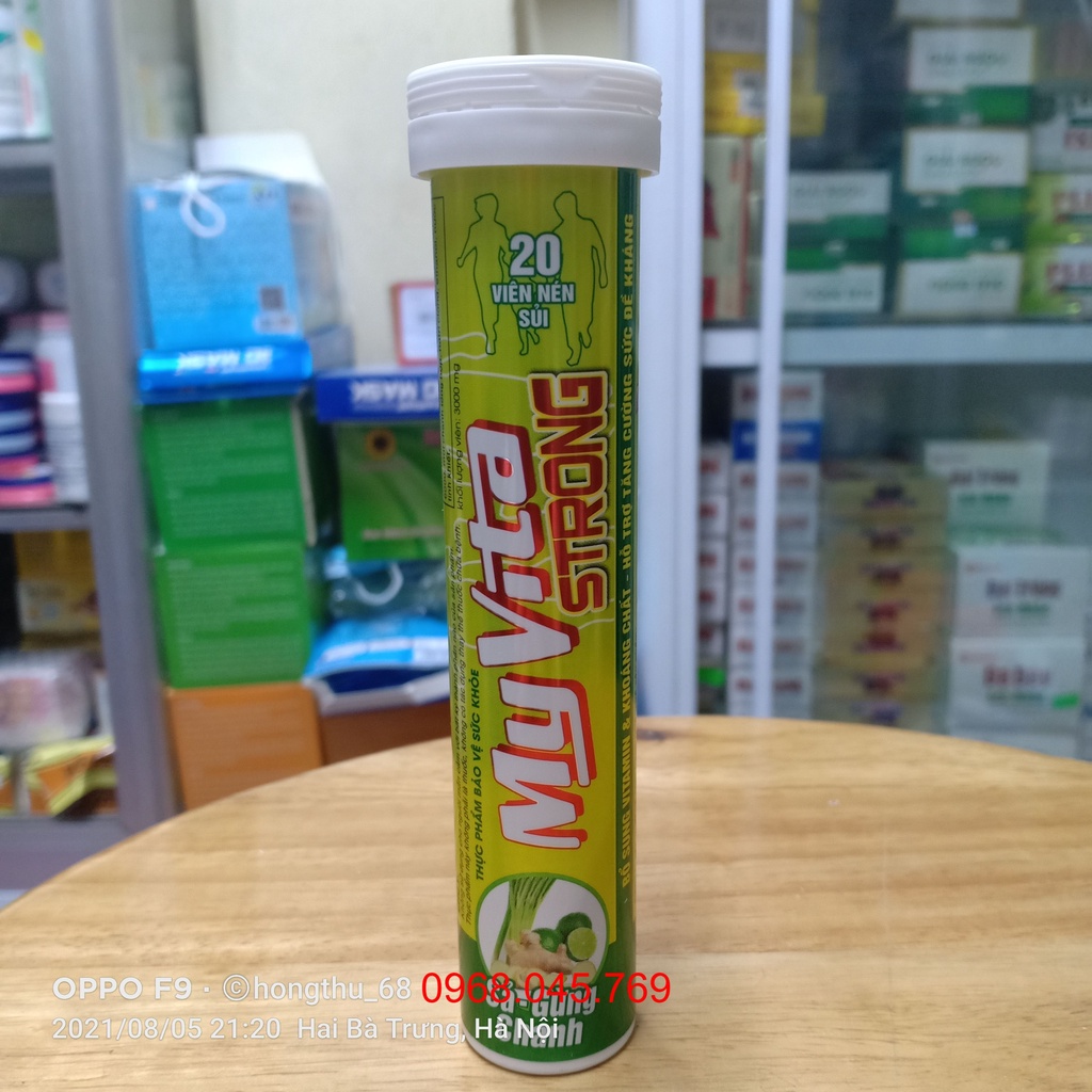 Viên sủi bổ sung Vitamin MyVita tuýp 20 viên