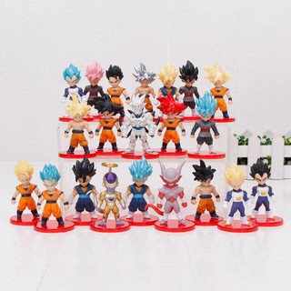Mô Hình 21 Nhân Vật Dragon Ball Cao 6-8cm Có Giá Đỡ