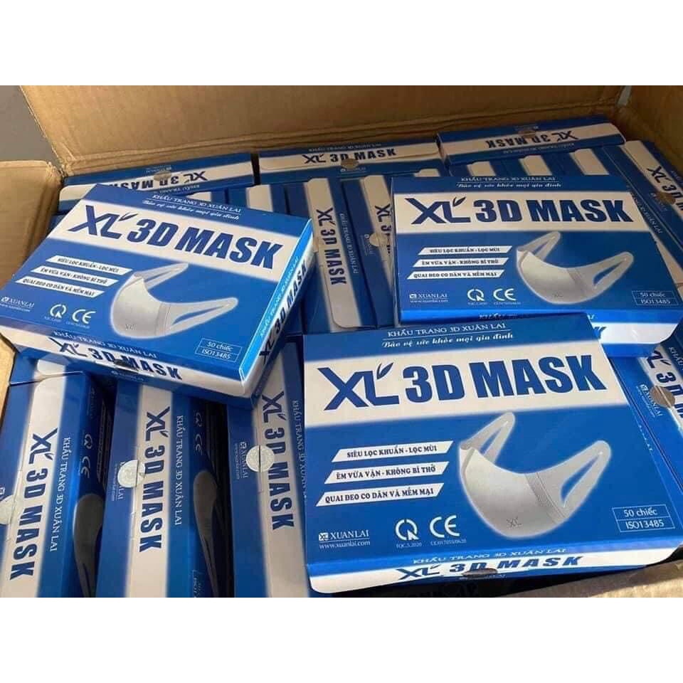 Khẩu Trang 3D Mask Chính Hãng(Hộp 50c) | BigBuy360 - bigbuy360.vn