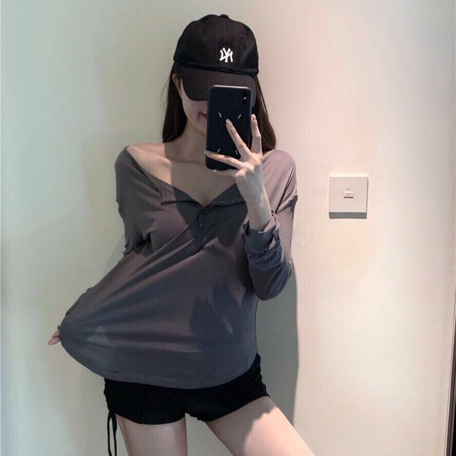 Áo thun COZOK tay dài chống nắng thiết kế độc đáo thời trang