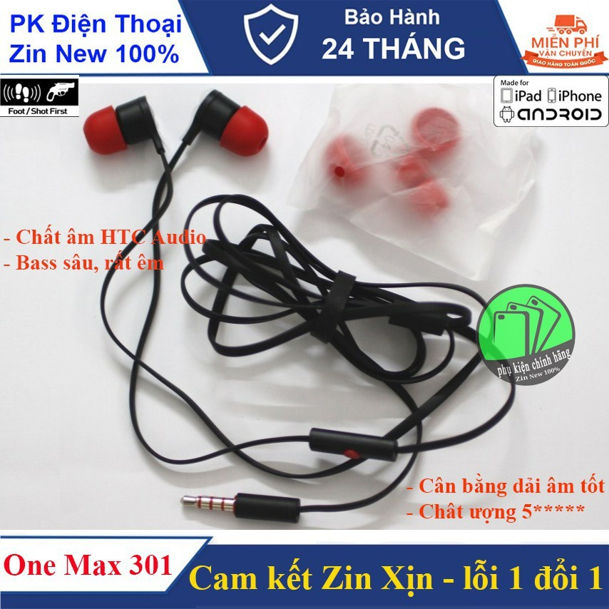 Tai nghe HTC ONE MAX 301, Nguyên SEAL ĐÚNG CHẤT LƯỢNG - Chuẩn Zin Xịn