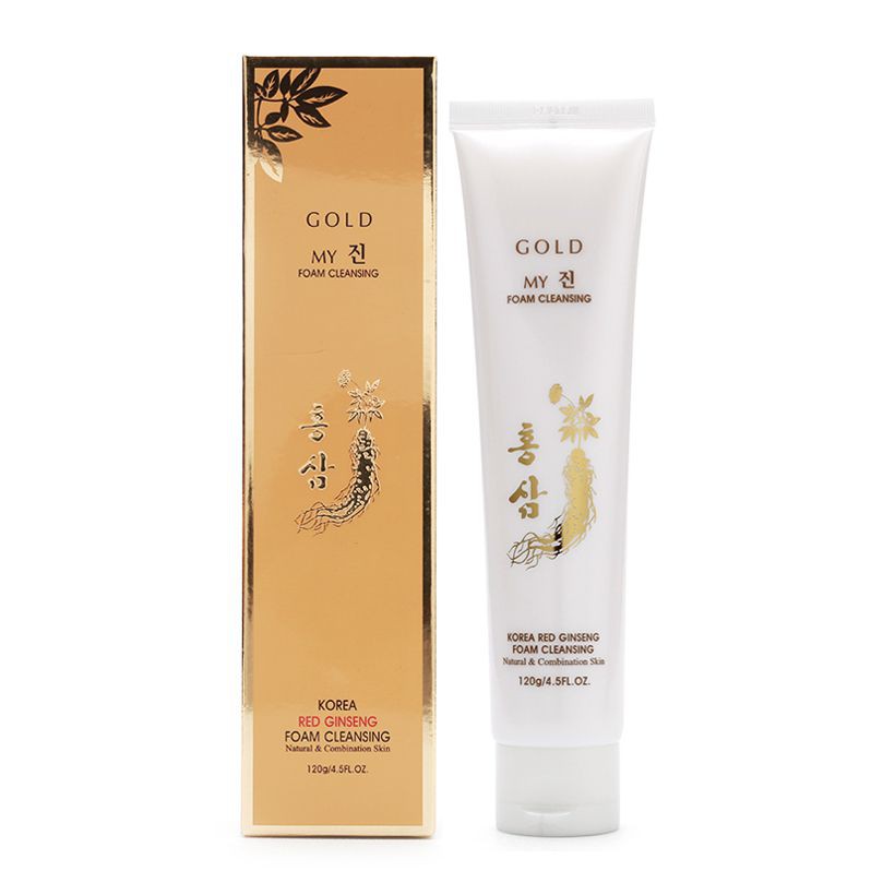 Sữa Rửa Mặt Sâm Vàng My Gold Hàn Quốc, Tuýp 120ml