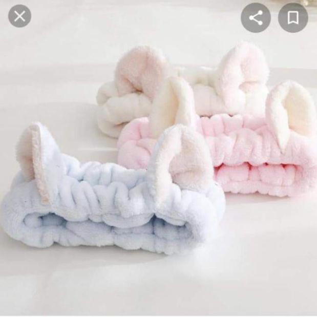 Phụ kiện tóc băng đô turban tai mèo 3D dễ thương  (Giao màu ngẫu nhiên)