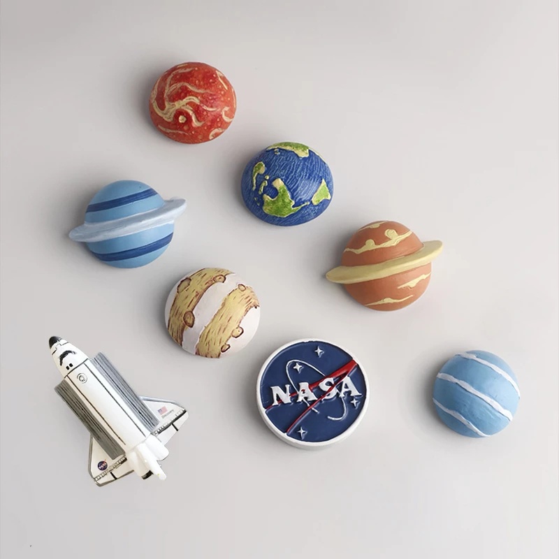 Phi hành gia 3D bằng nhựa resin có nam châm dùng để dán trang trí tủ lạnh