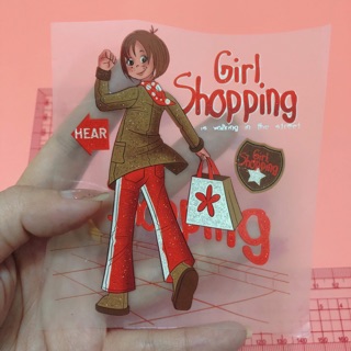 Sticker ủi, hình ủi, patch ủi những cô gái( chọn ngẫu nhiên) (Phụ liệu may vá trang trí quần áo may mặc, Handmade, DIY)