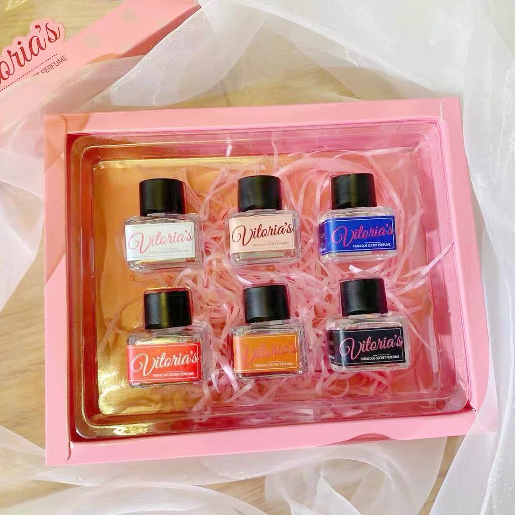 Nước hoa vùng kín Victoria cao cấp - Set 6 lọ 7ml nhiều mùi hương giúp khử mùi hôi, kháng khuẩn, lưu hương tốt C2U