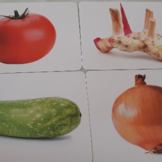 Flashcard Glenn Doman - Thế Giới Quanh Em: Rau - Củ