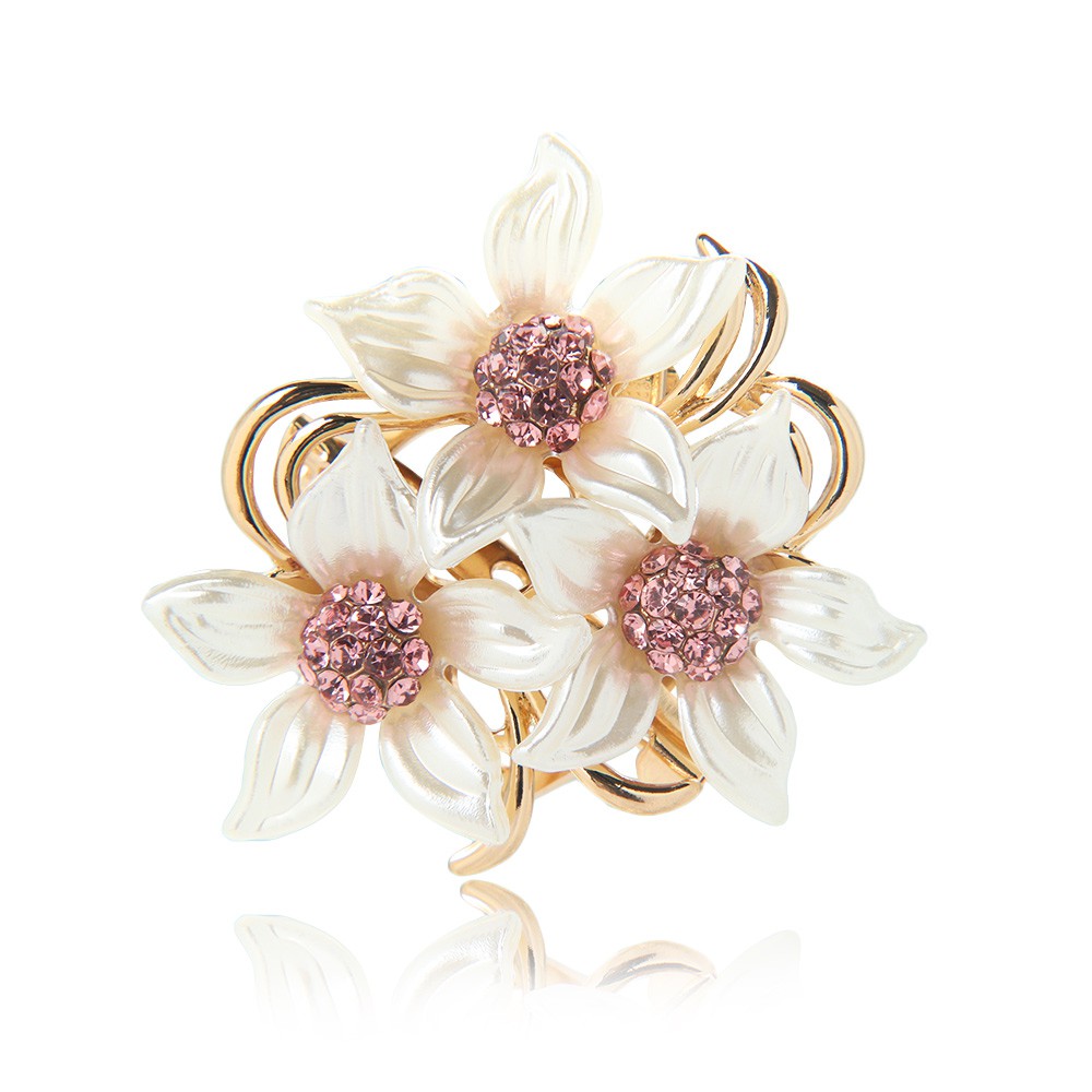 Trâm cài áo hình hoa bằng hợp kim quà tặng cho nữ