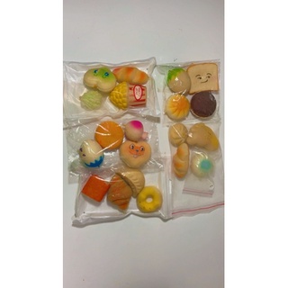 Combo squishy lỗi khá nặng gồm 4 em squishy mini