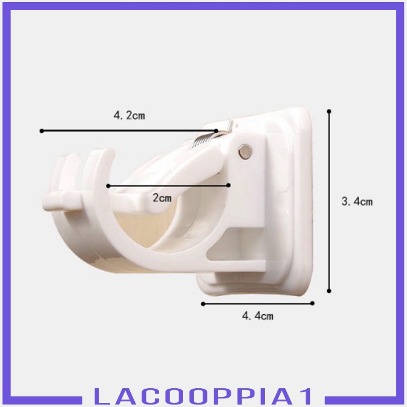 1 [Lacooppia1] 2 Giá Đỡ Thanh Treo Rèm Dán Tường Tự Dính