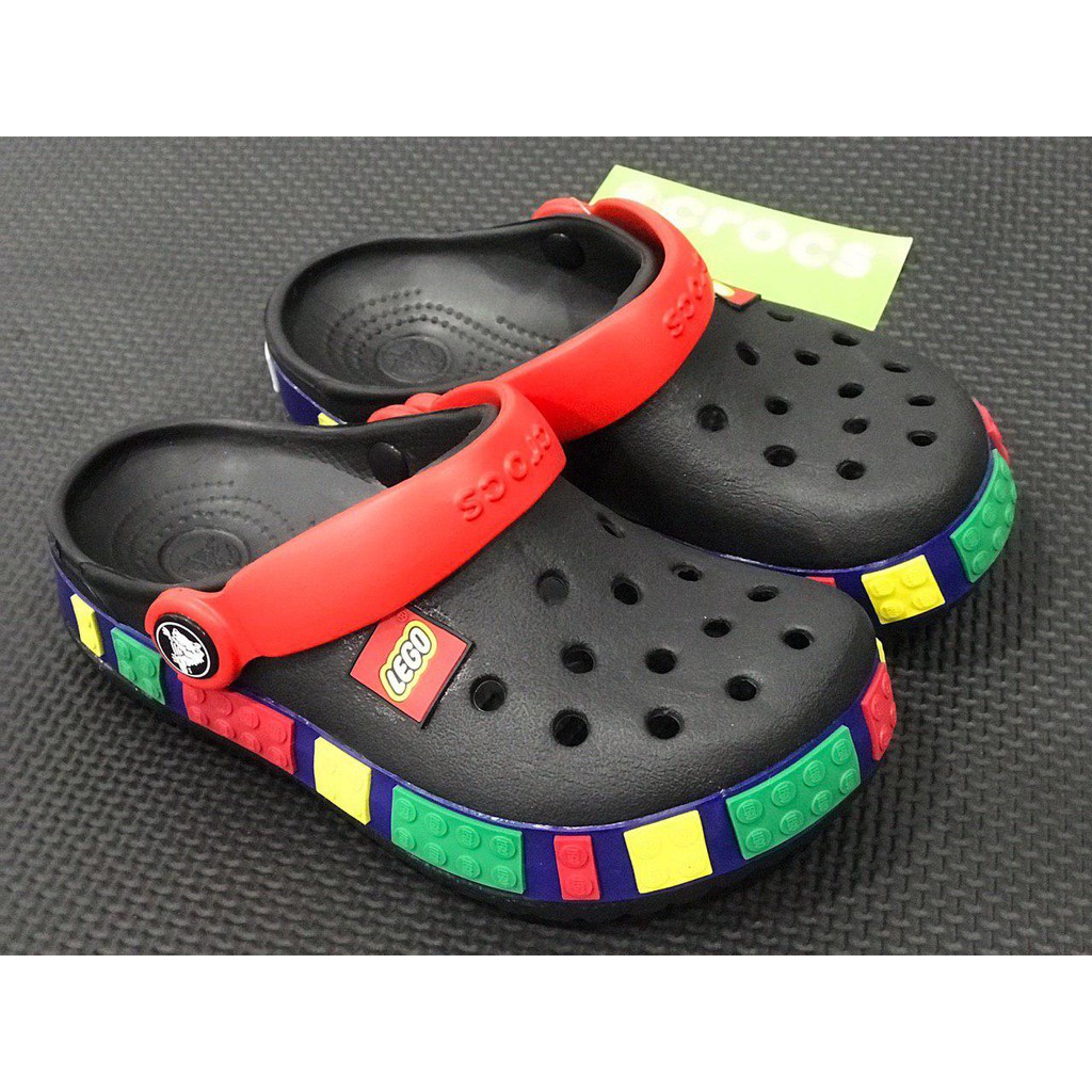 Lego Giày Crocs Thiết Kế Độc Đáo Thời Trang Cao Cấp Dành Cho Bé