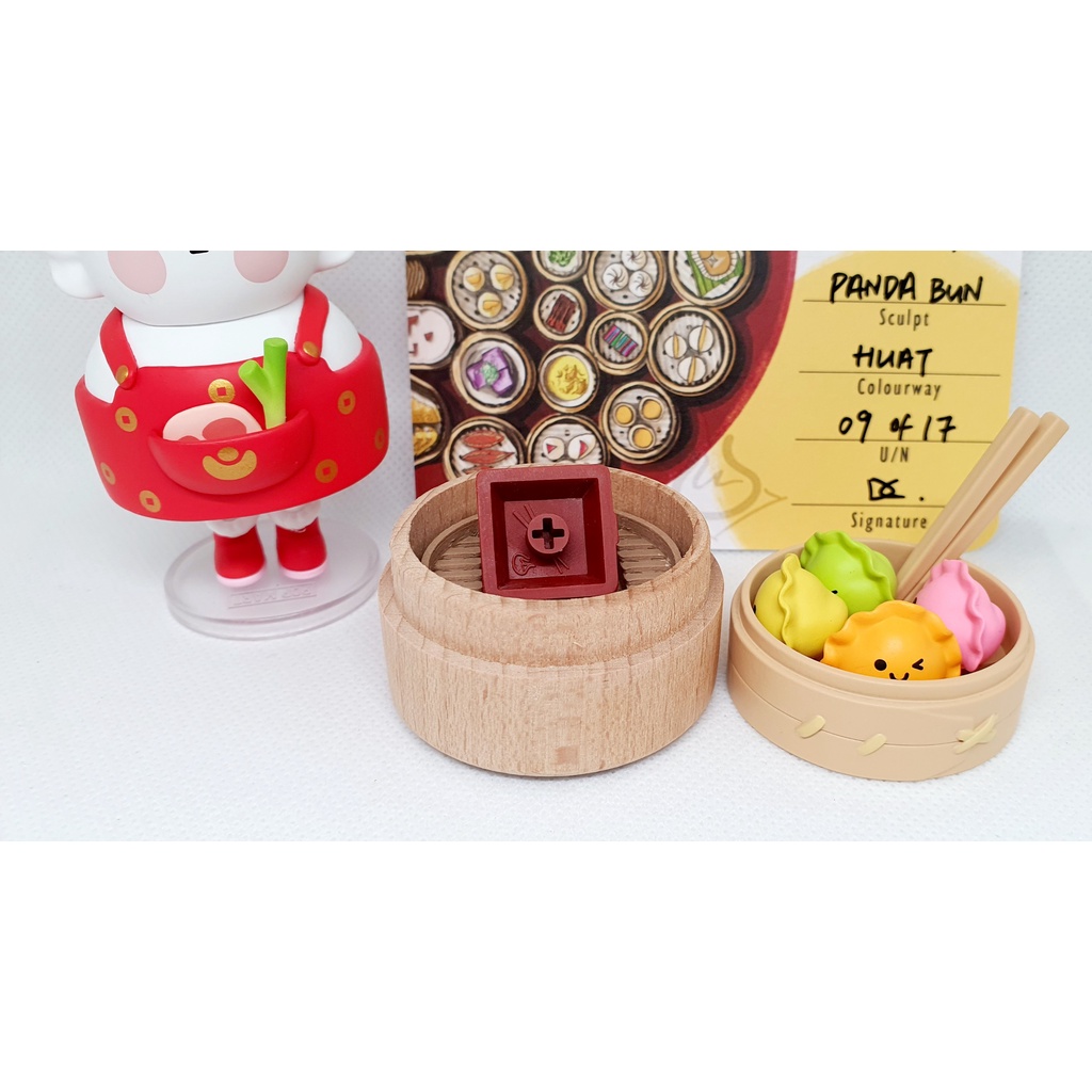 Keycap artisan nút bàn phím nghệ thuật dành cho bàn phím cơ mẫu bánh bao dimsum - Chính hãng Cantoclicks