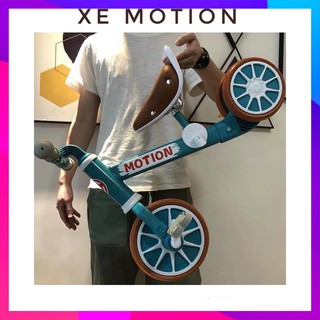 Xe chòi chân thăng bằng cho bé, xe chòi chân Motion 3 bánh khung kim loại nhiều màu lựa chọn