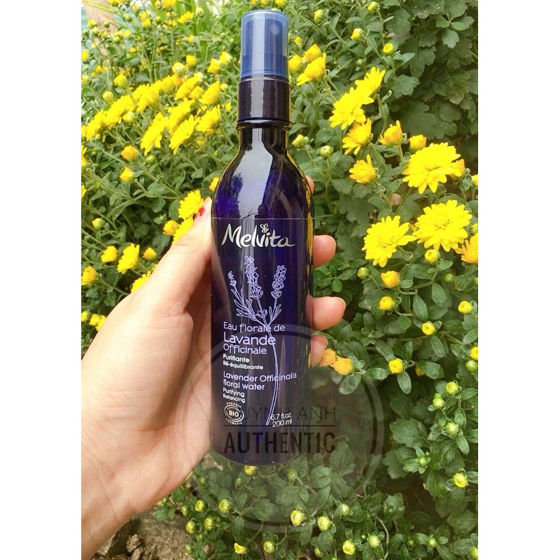 Nước hoa hồng Melvita lavender Pháp - 200ml