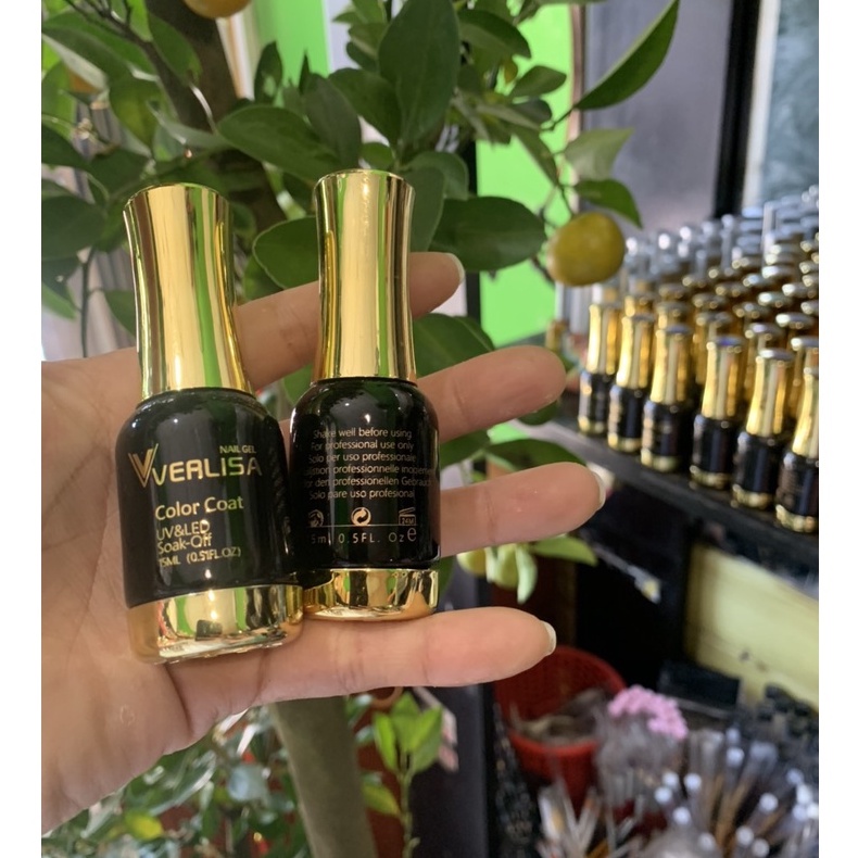 Cặp Base Top Verlisa Siêu Bóng Siêu Bền 15ml x 2 chai. Hàng Thổ Nhĩ Kỳ