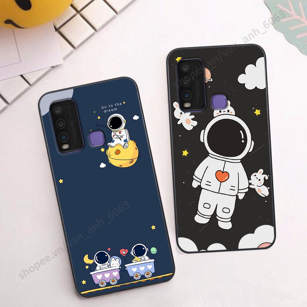 Ốp Vivo Y30 / Y50 hình bầu trời, phi hành gia đẹp, ốp lưng điện thoại vivo viền dẻo cao cấp