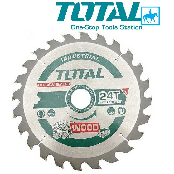Lưỡi Cưa Gỗ 180mm 24 Răng TCT Saw Blade TOTAL TAC2311041T