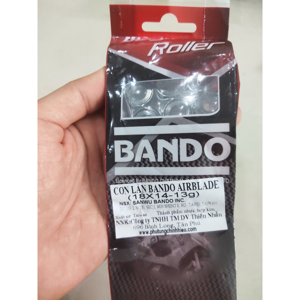Con lăn/ Bi nồi Airblade 110, Click 110, Vision. Hàng Nhập Khẩu Chính Hãng BANDO - TAIWAN