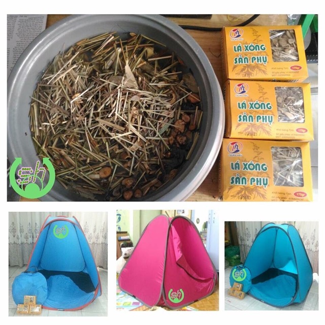 Lều xông hơi tự bung cao cấp tặng miếng lót lều