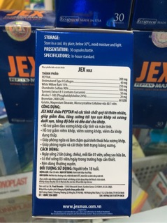 [SHOPEE TRỢ GIÁ] JEX MAX - Chai 30 viên
