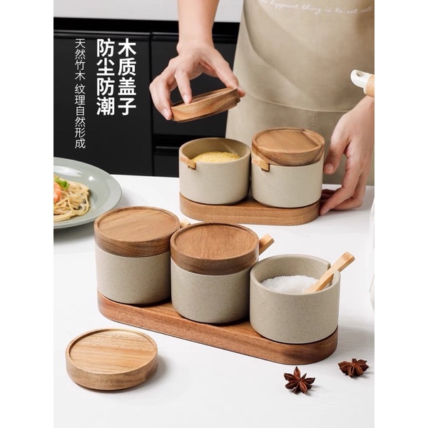 Hũ gia vị phong cách vintage